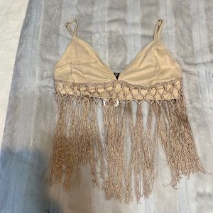 Fringe bralette